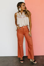 The Soren Smocked Embroidered Top