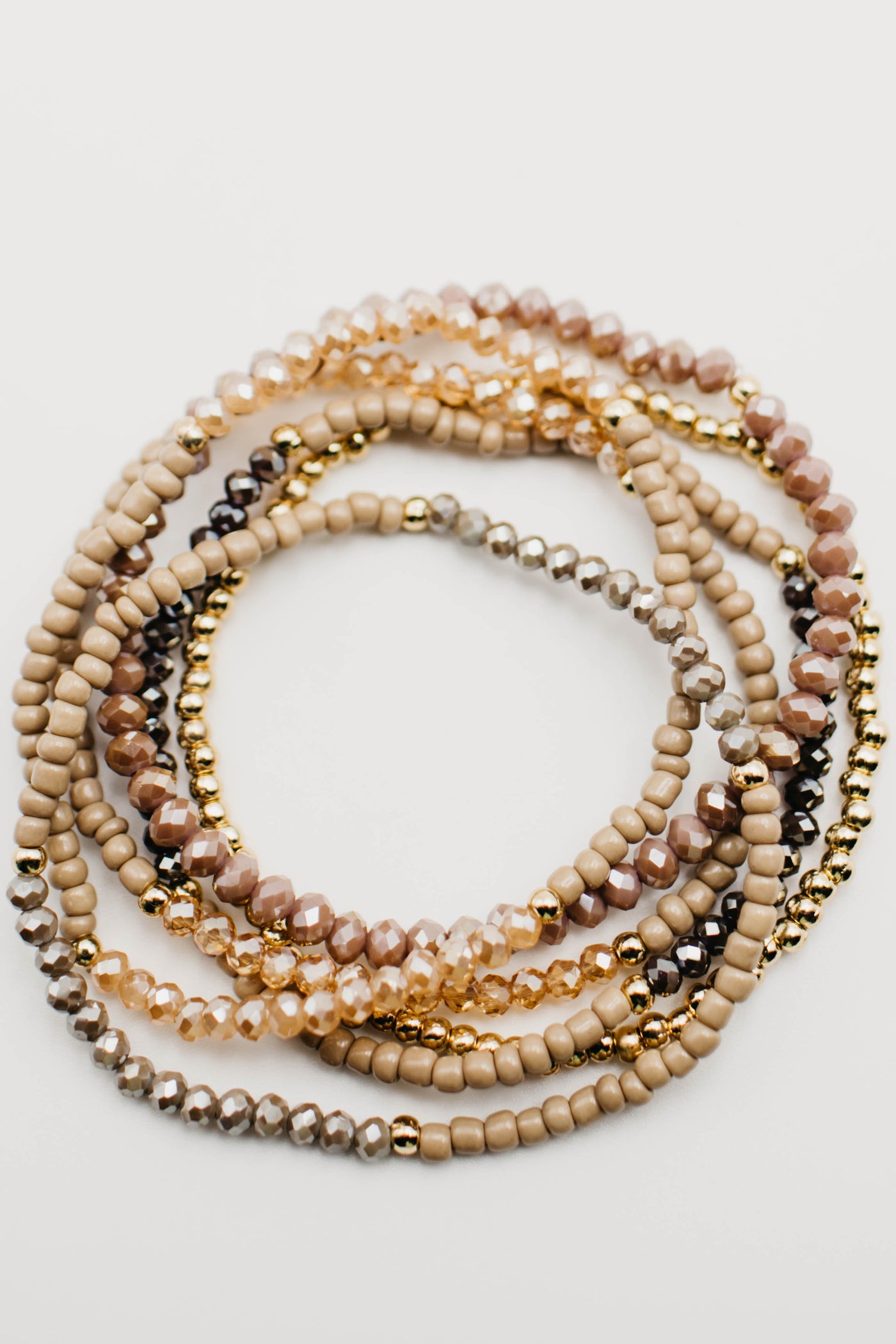 The Macey Mixed Beaded Bracelet Set