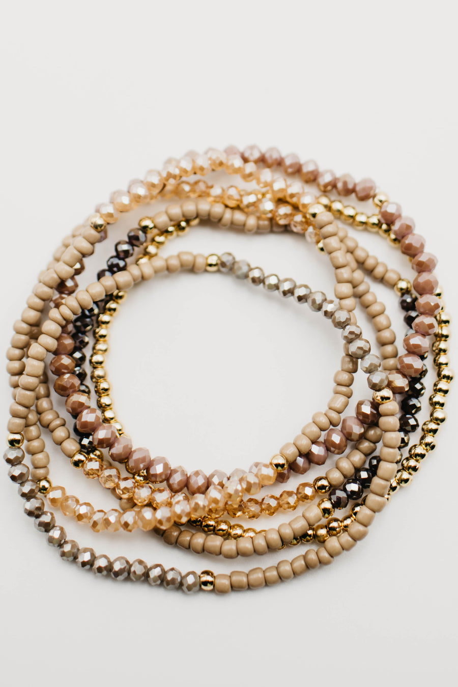 The Macey Mixed Beaded Bracelet Set
