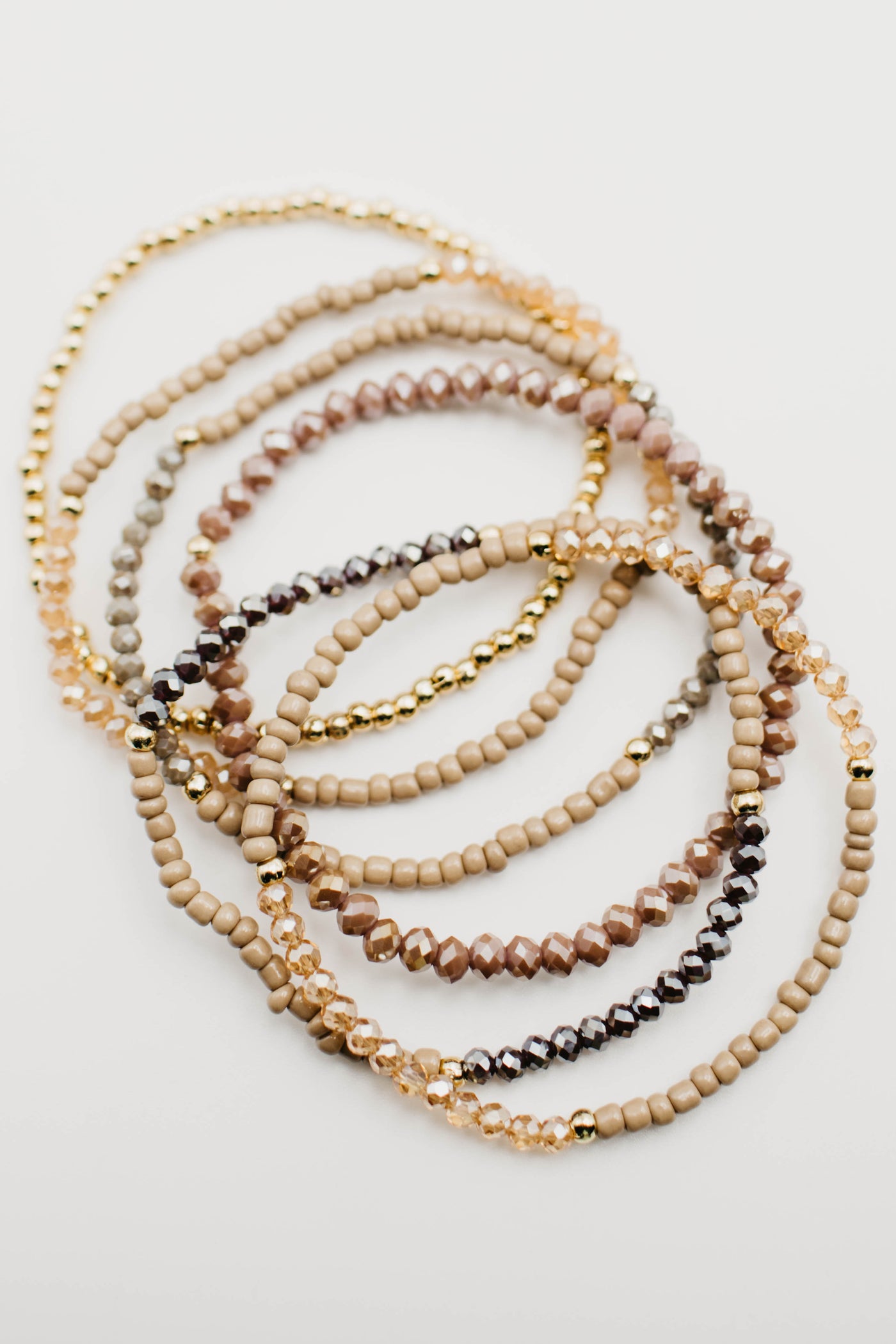 The Macey Mixed Beaded Bracelet Set