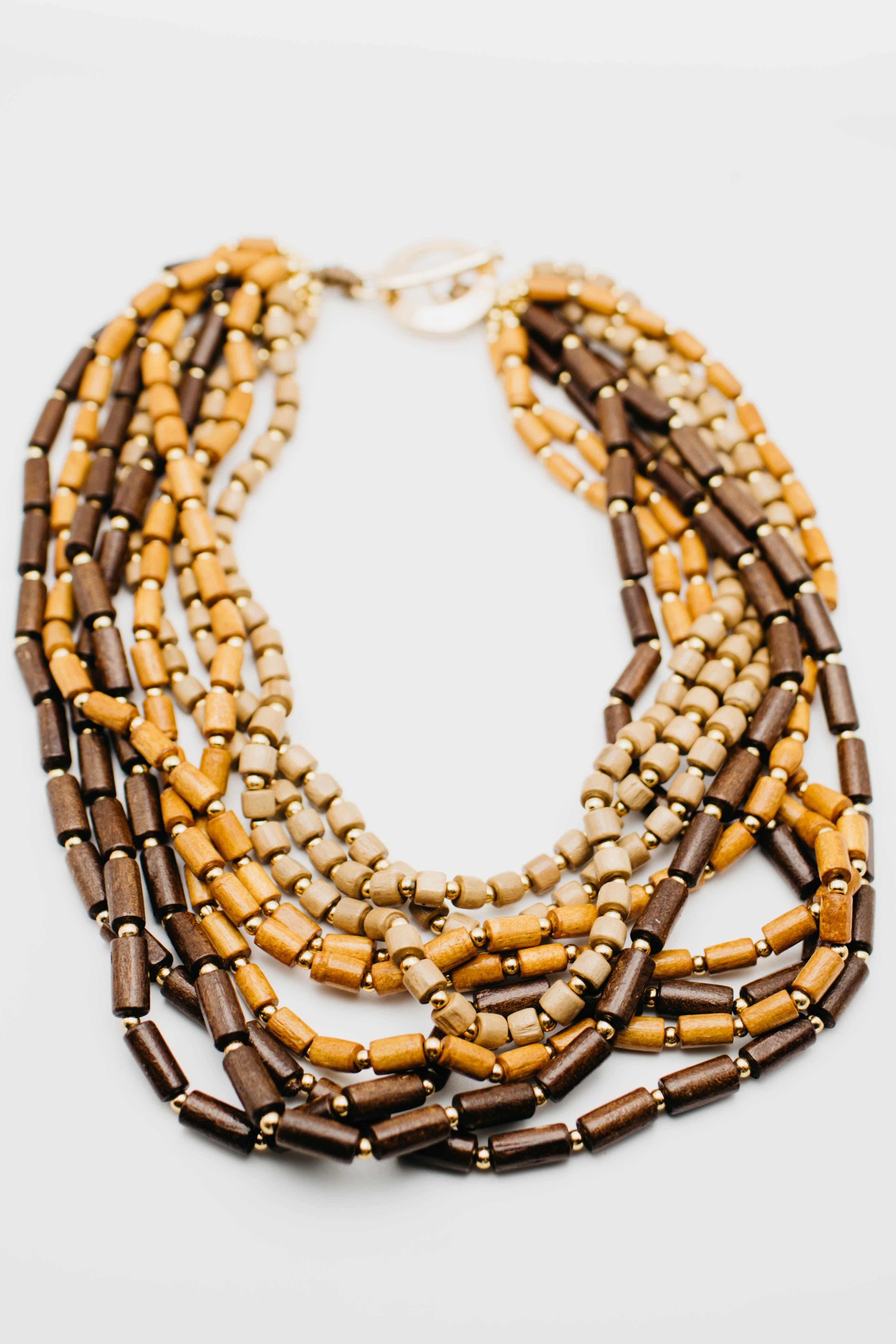 The Vince Wood Layered Necklace