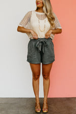 The Wishlist Zahra Paperbag Waist Shorts - FINAL SALE