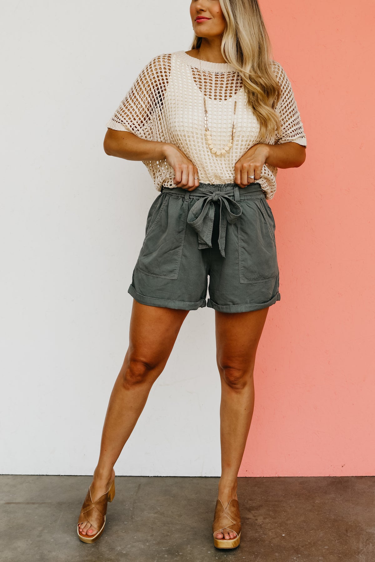 The Wishlist Zahra Paperbag Waist Shorts - FINAL SALE