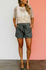 The Wishlist Zahra Paperbag Waist Shorts - FINAL SALE