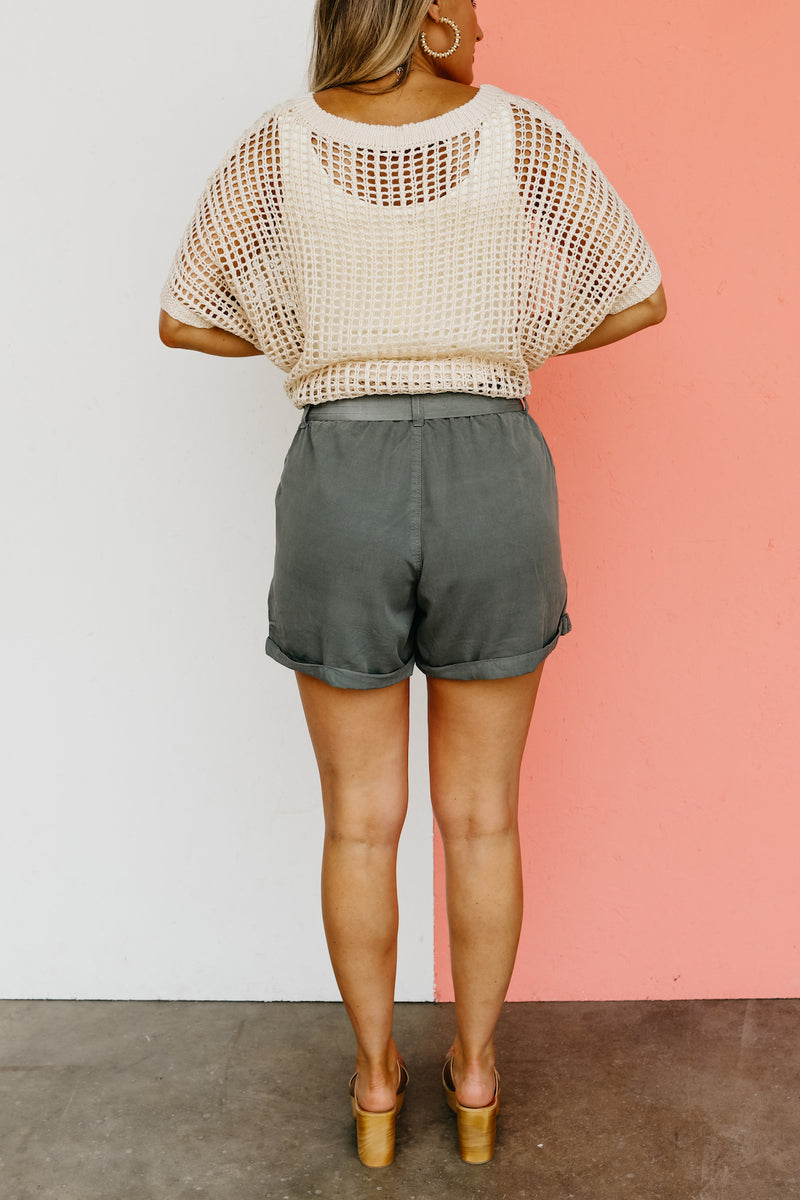 The Wishlist Zahra Paperbag Waist Shorts - FINAL SALE