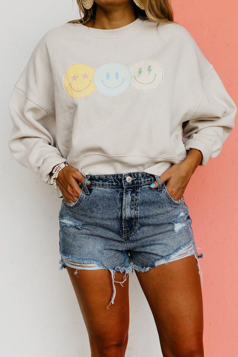 The Natalie Distressed Denim Shorts - FINAL SALE