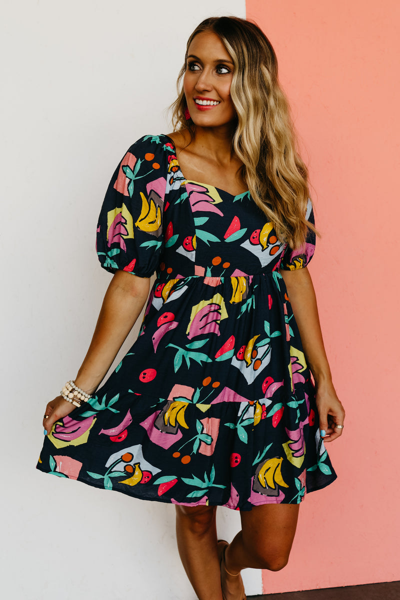 The Koren Fruitful Floral Mini Dress - FINAL SALE