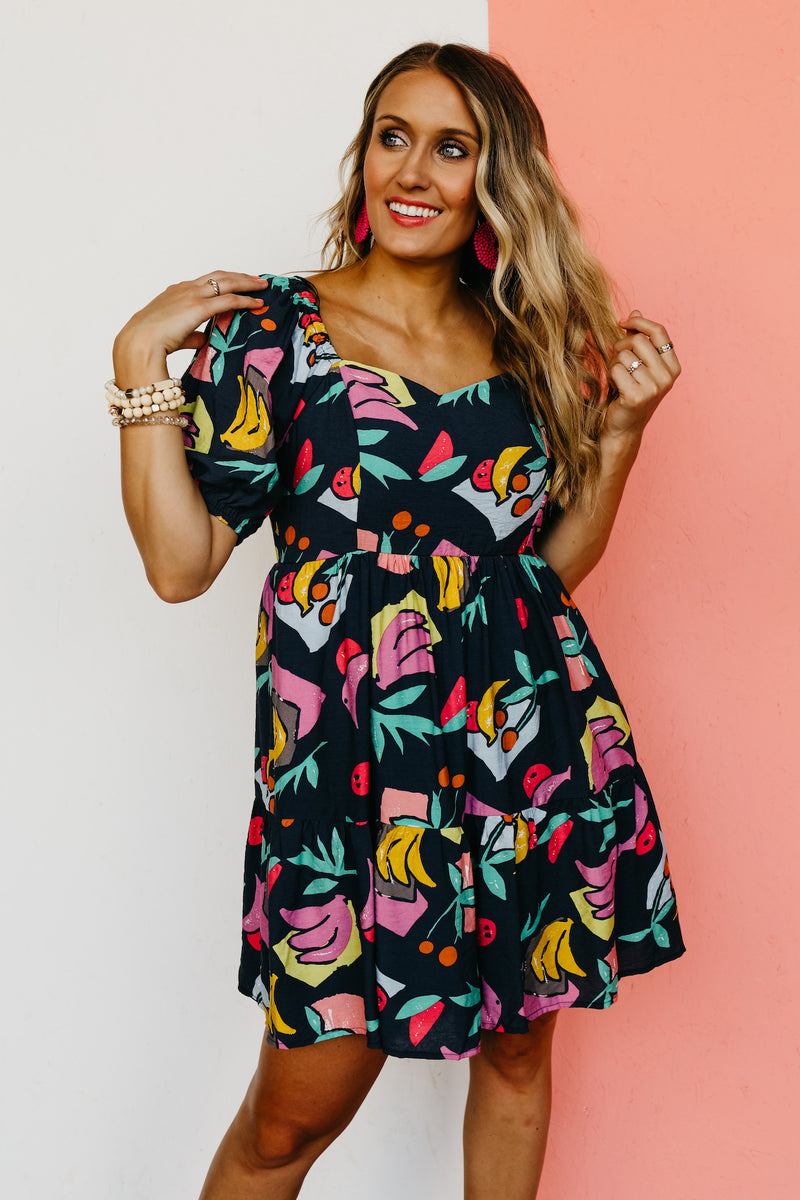 The Koren Fruitful Floral Mini Dress - FINAL SALE
