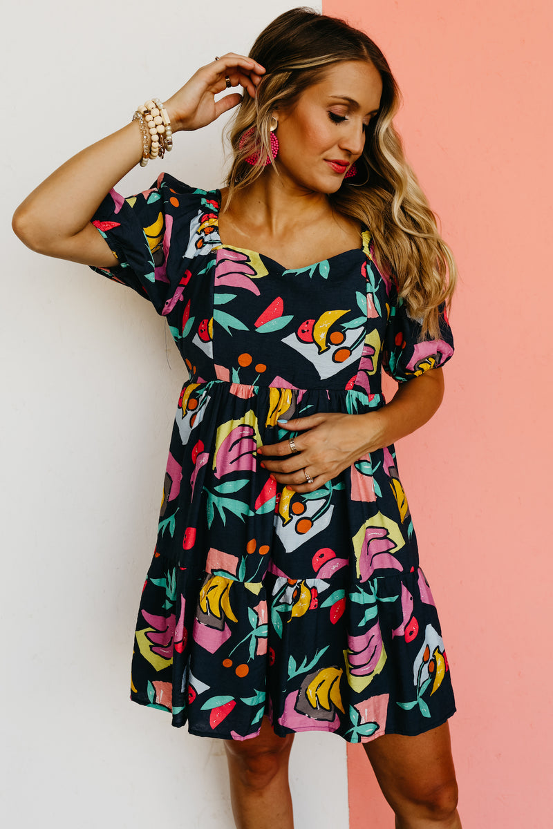 The Koren Fruitful Floral Mini Dress - FINAL SALE