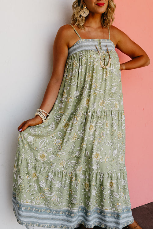The Zelda Boho Cami Maxi Dress