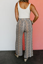 The Margot Wide Leg Print Pants - FINAL SALE
