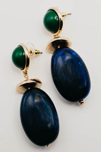 The Delta Marble Earring