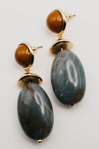 The Delta Marble Earring