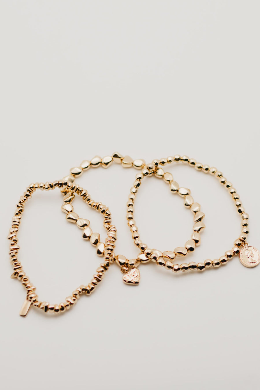 The Rylan Beaded Charm Bracelet Set