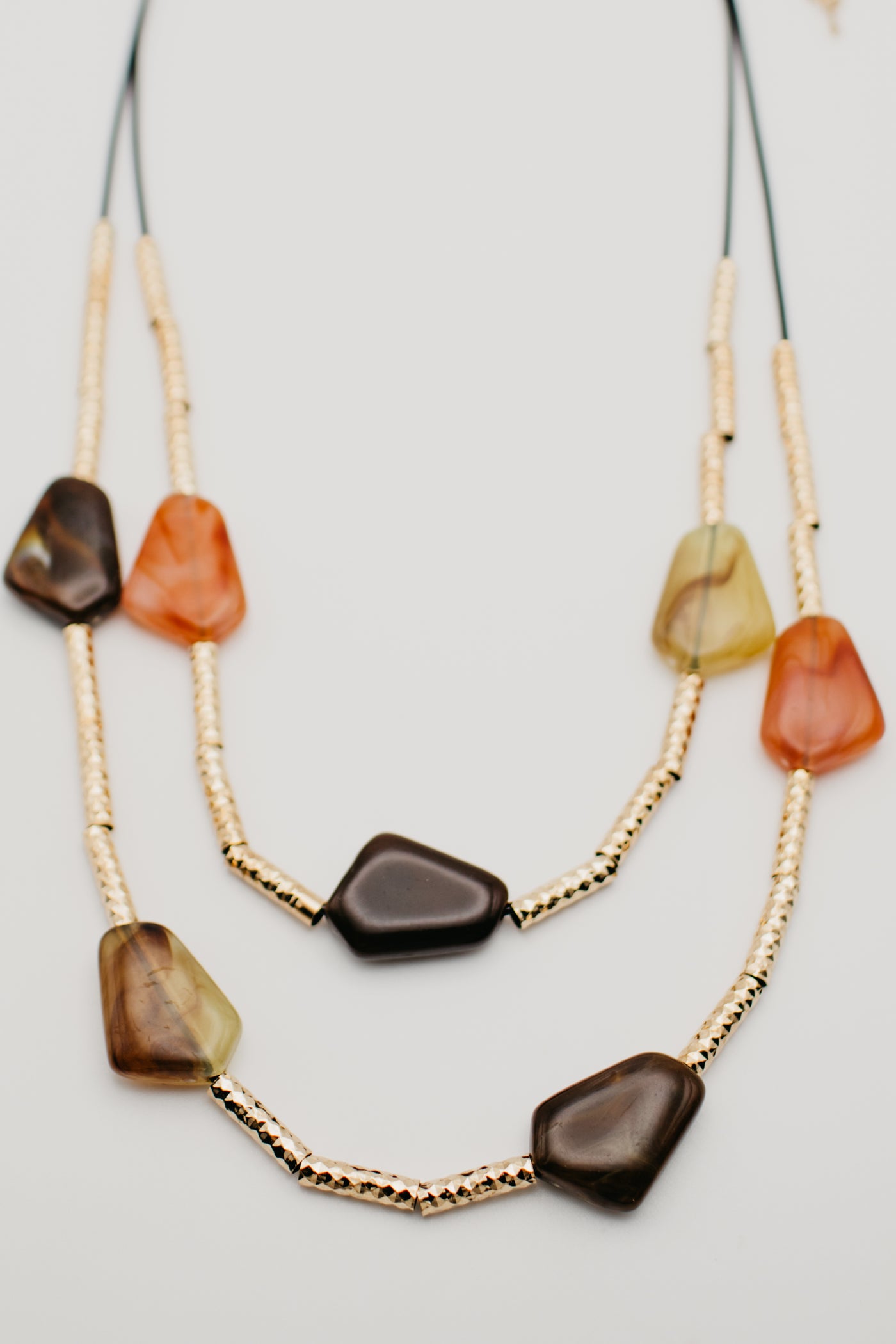 The Koryn Layered Stone Necklace