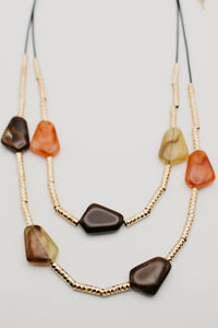 The Koryn Layered Stone Necklace