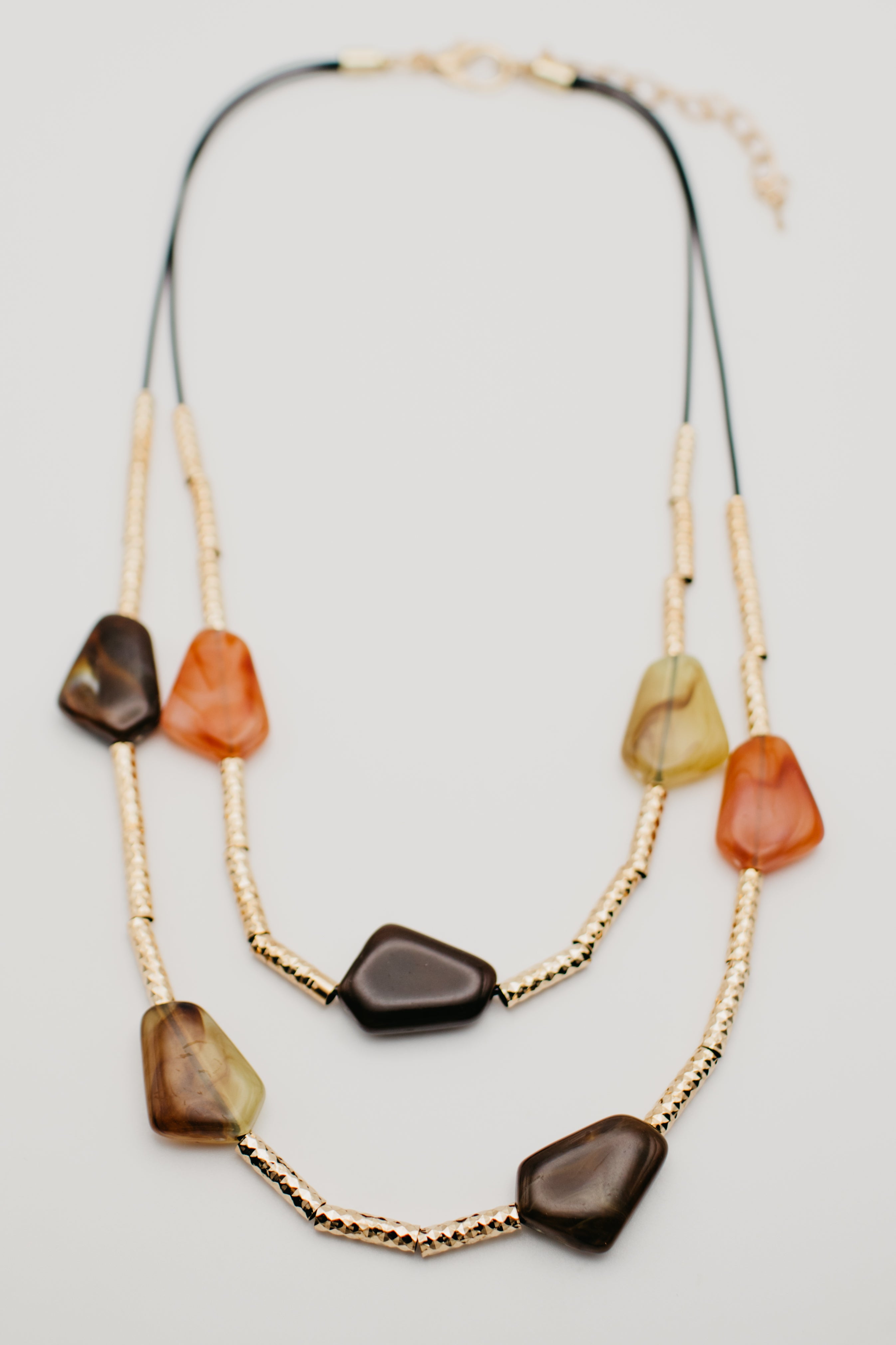 The Koryn Layered Stone Necklace