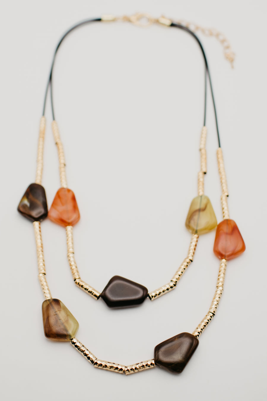 The Koryn Layered Stone Necklace