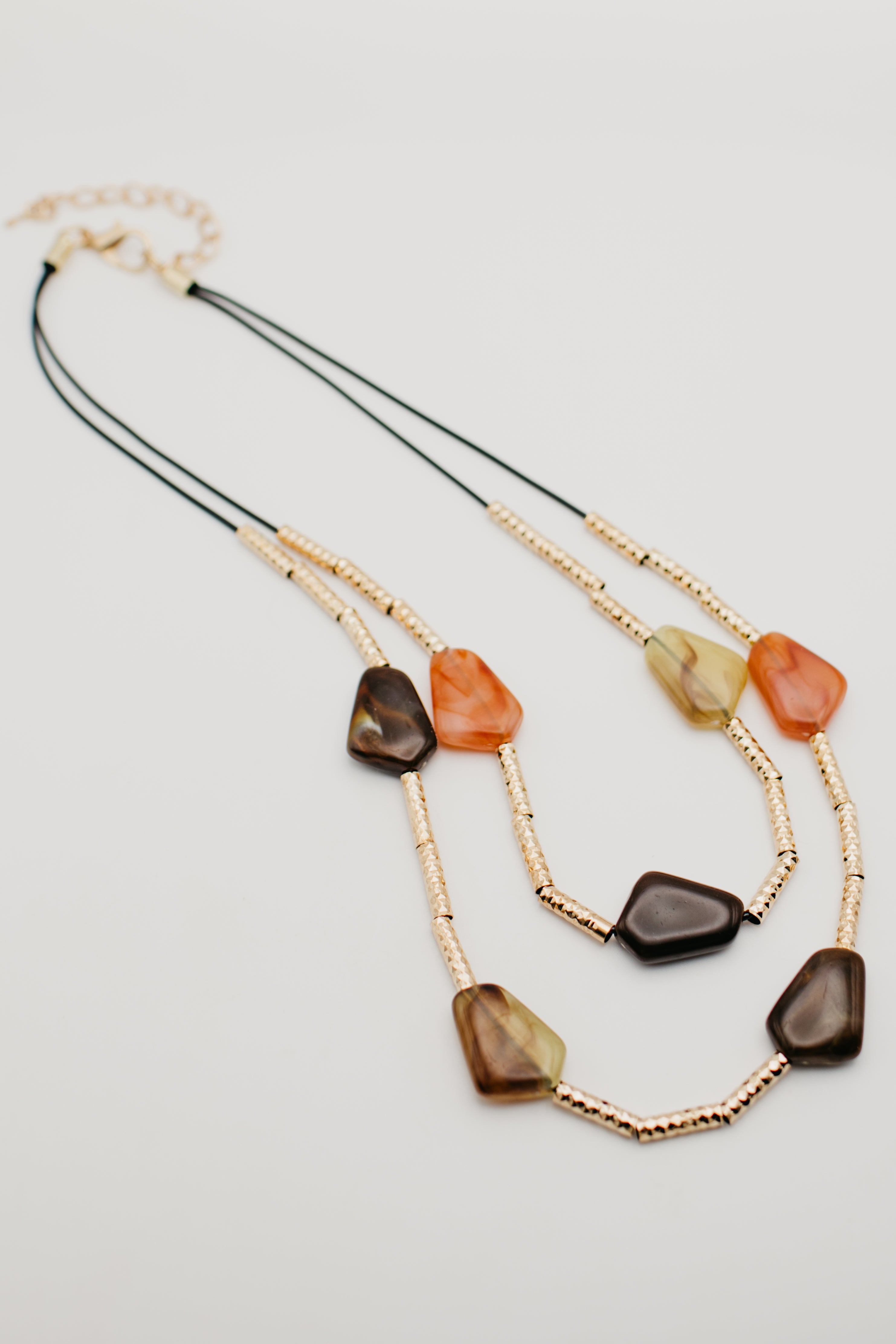 The Koryn Layered Stone Necklace