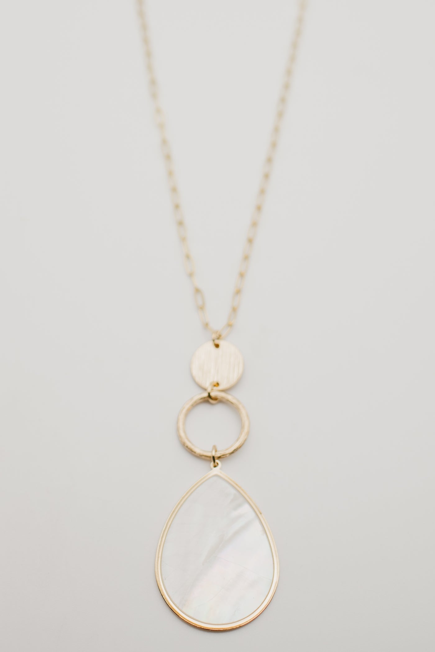 The Quinley Teardrop Longline Necklace