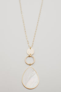 The Quinley Teardrop Longline Necklace