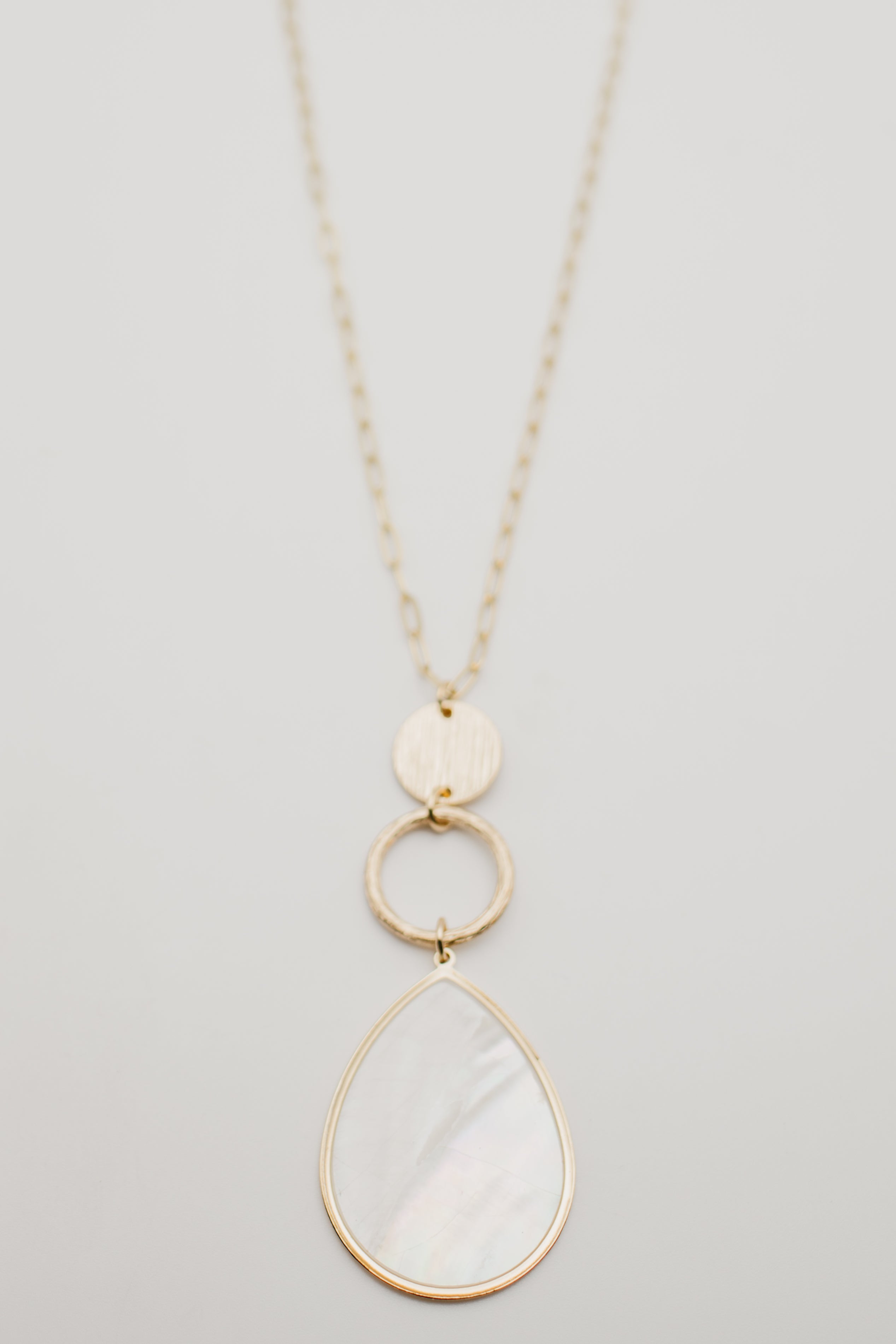 The Quinley Teardrop Longline Necklace