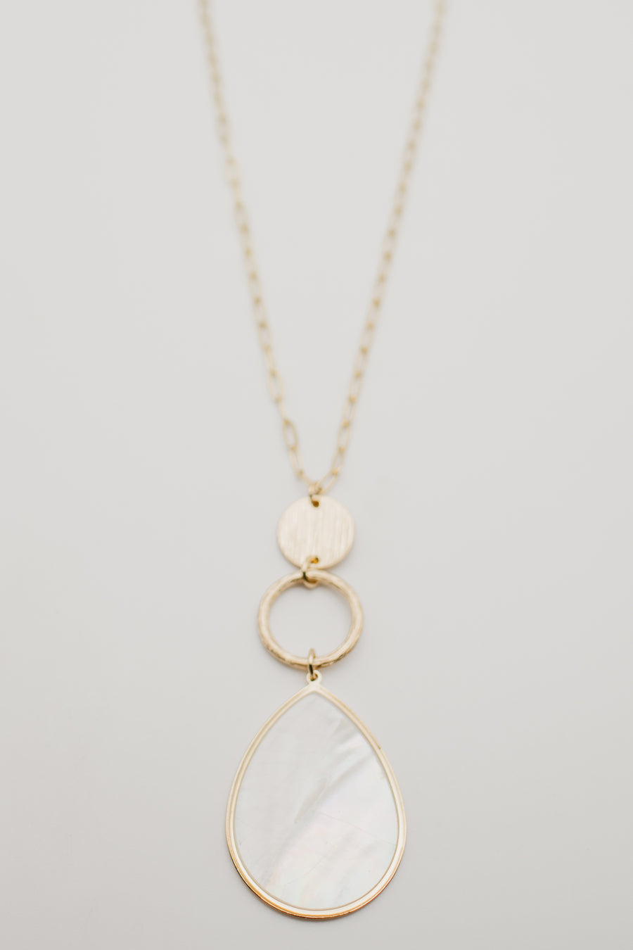 The Quinley Teardrop Longline Necklace