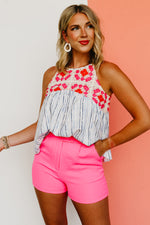 The Brock Halter Crochet Top - FINAL SALE