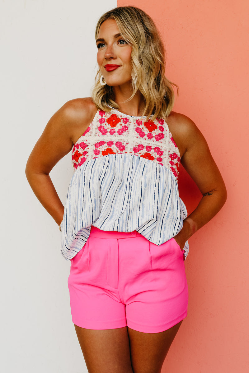 The Brock Halter Crochet Top - FINAL SALE
