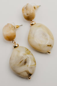 The Olley Marble Earring