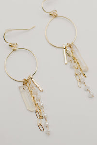 The Rowen Beads Charm Dangle Earrings
