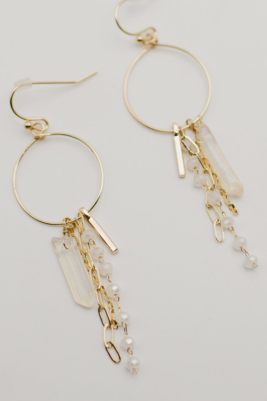 The Rowen Beads Charm Dangle Earrings