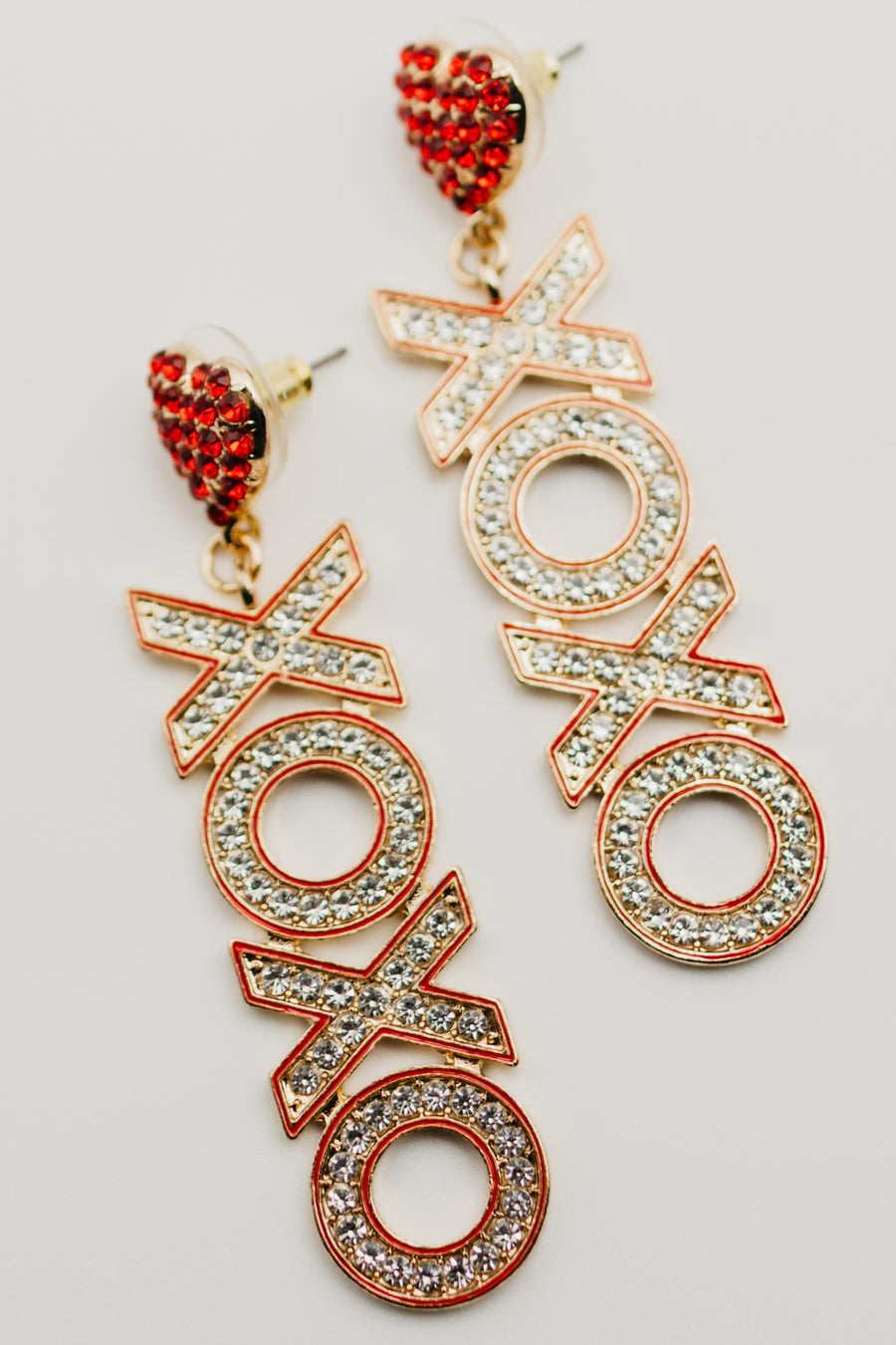 The XOXO Pave Earring