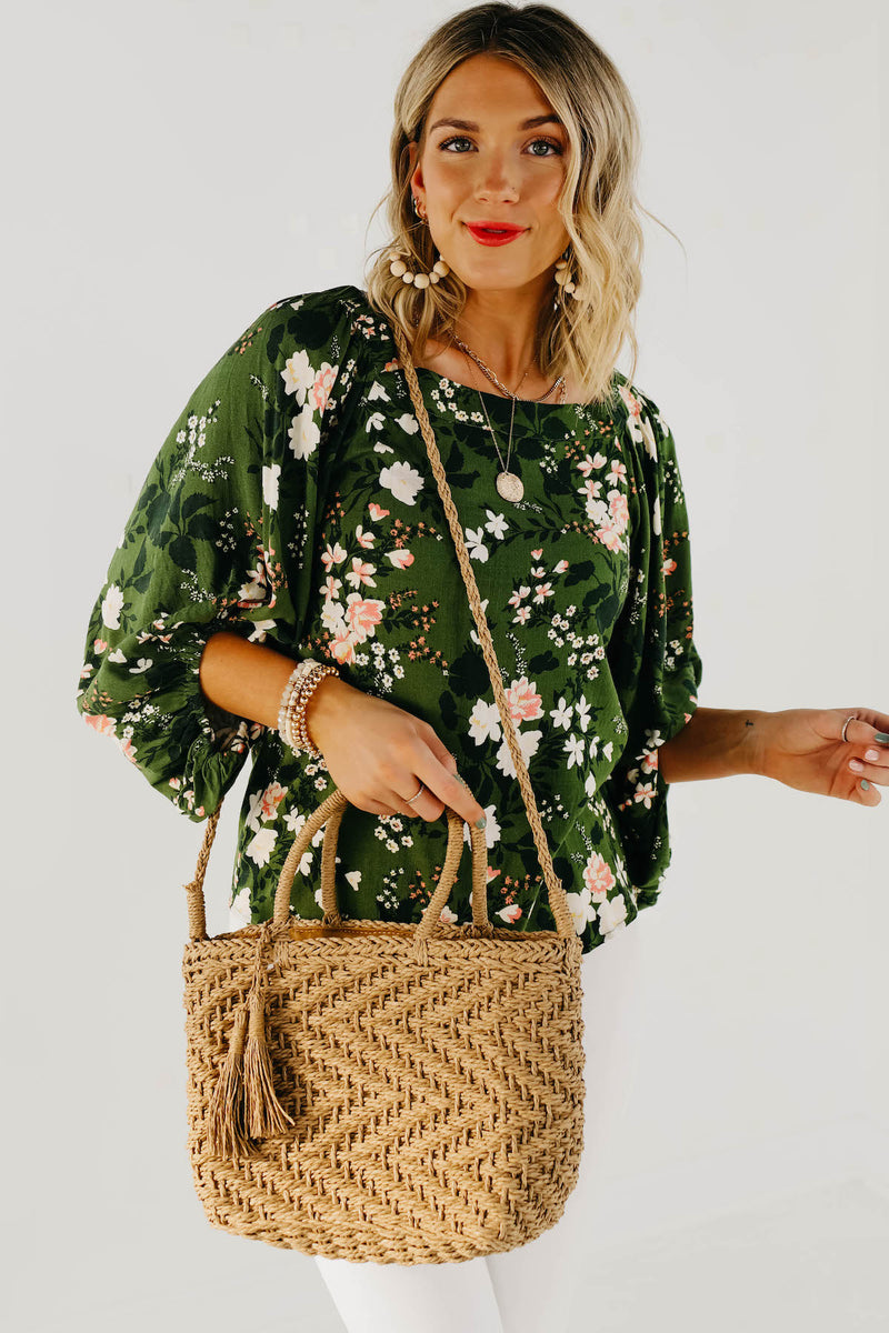 The Shiloh Floral Off The Shoulder Blouse - FINAL SALE