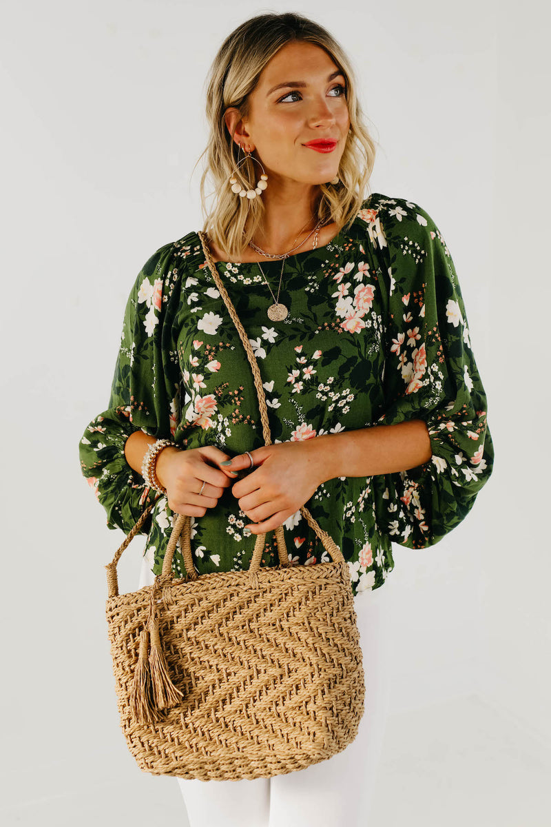 The Shiloh Floral Off The Shoulder Blouse - FINAL SALE