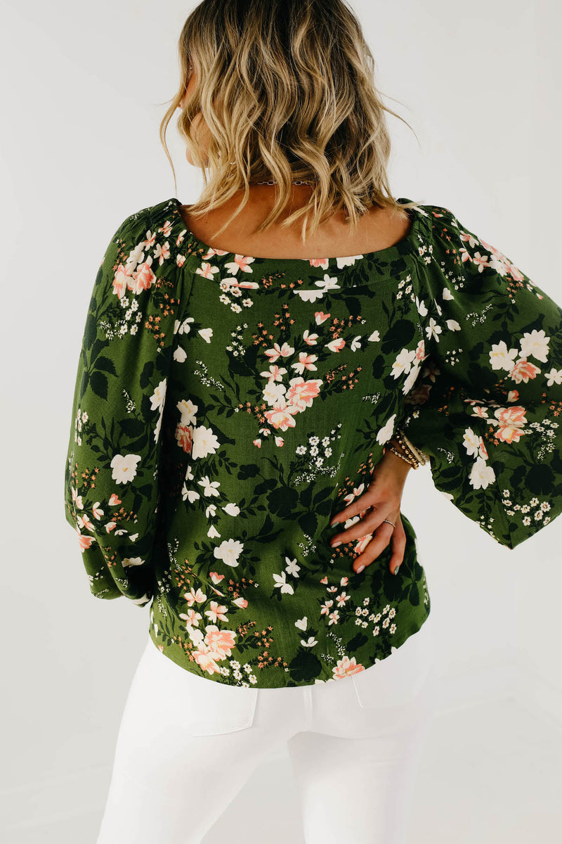 The Shiloh Floral Off The Shoulder Blouse - FINAL SALE