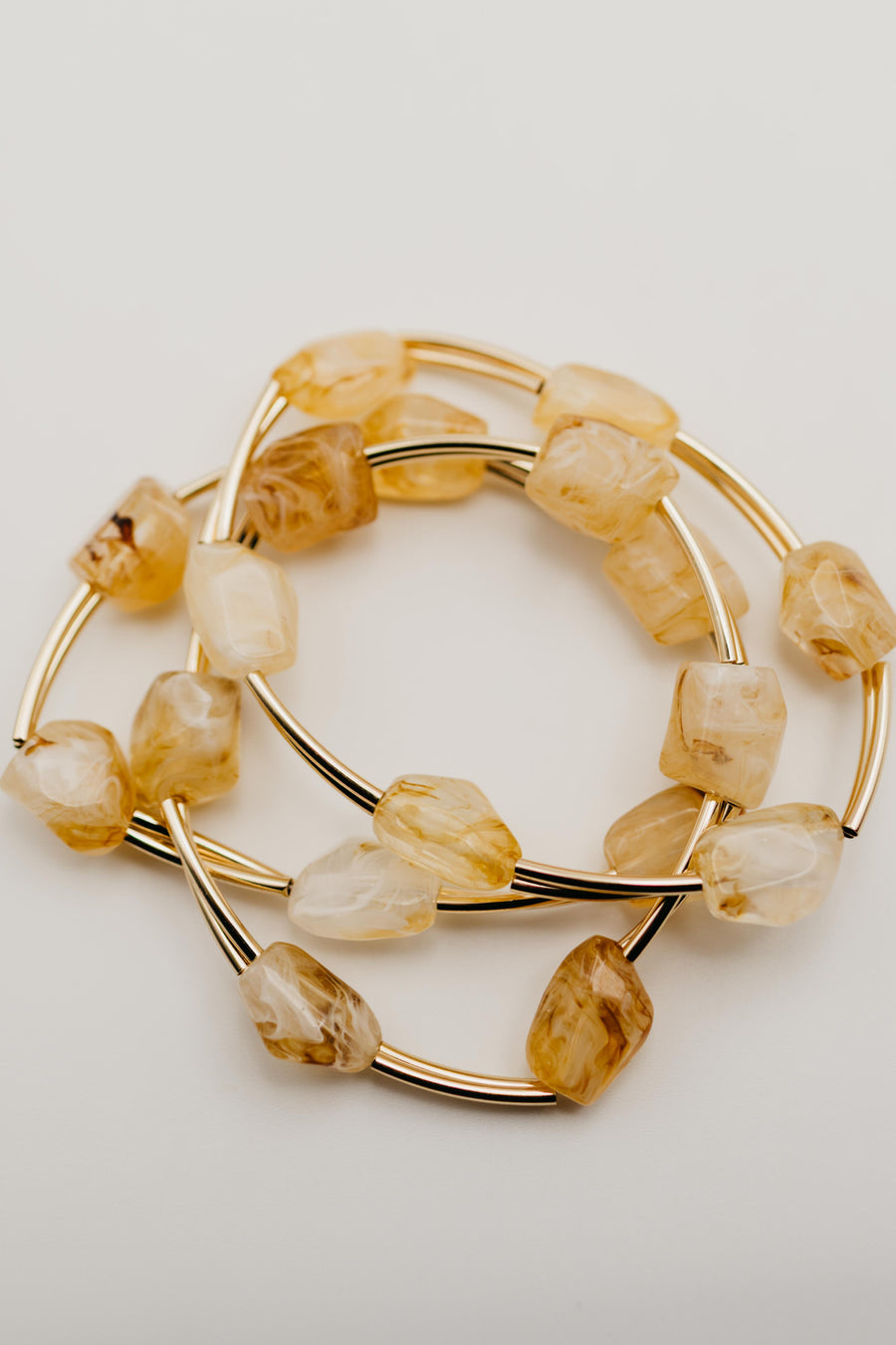The Lainey Marble Bracelet Set