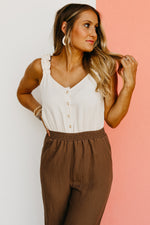 The Jillian Ruffle Sleeve Jumpsuit
