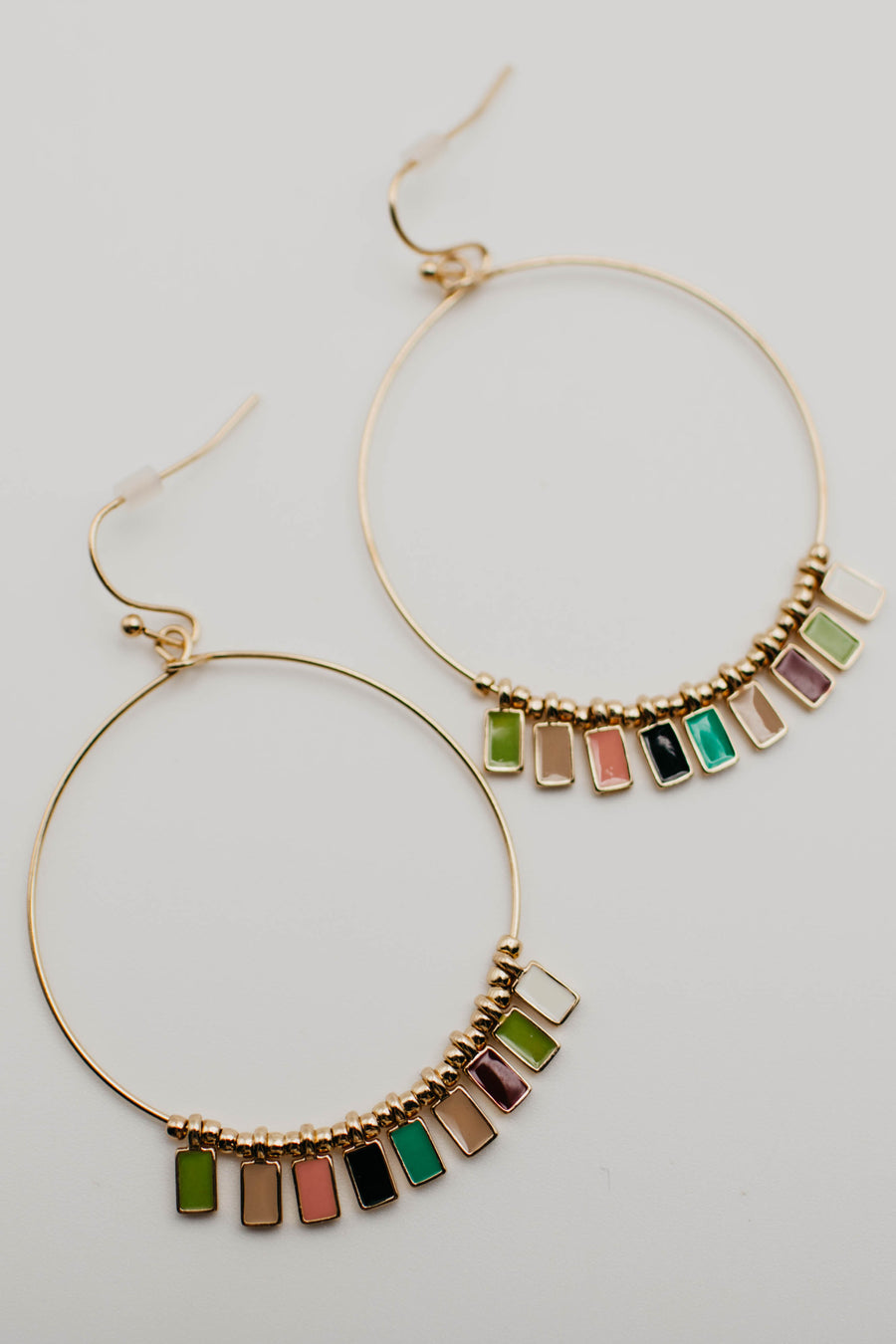 The Haiden Charm Hoop Earring