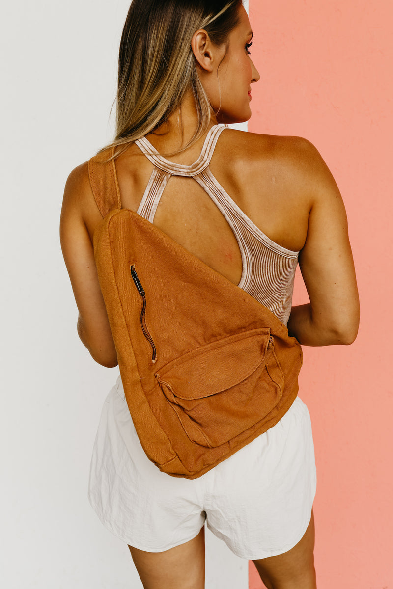 The Vera Canvas Sling Backpack
