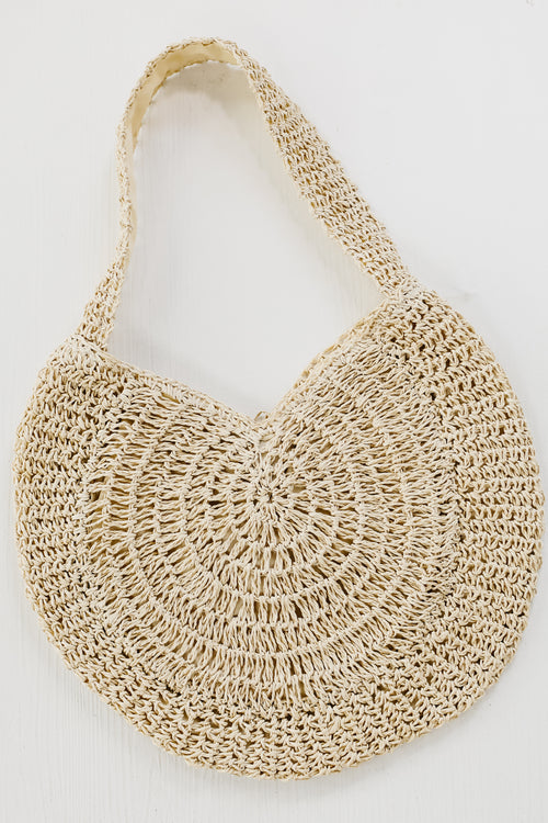 The Alondra Woven Shoulder Bag