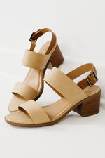 The Delite Double Strap Block Heel