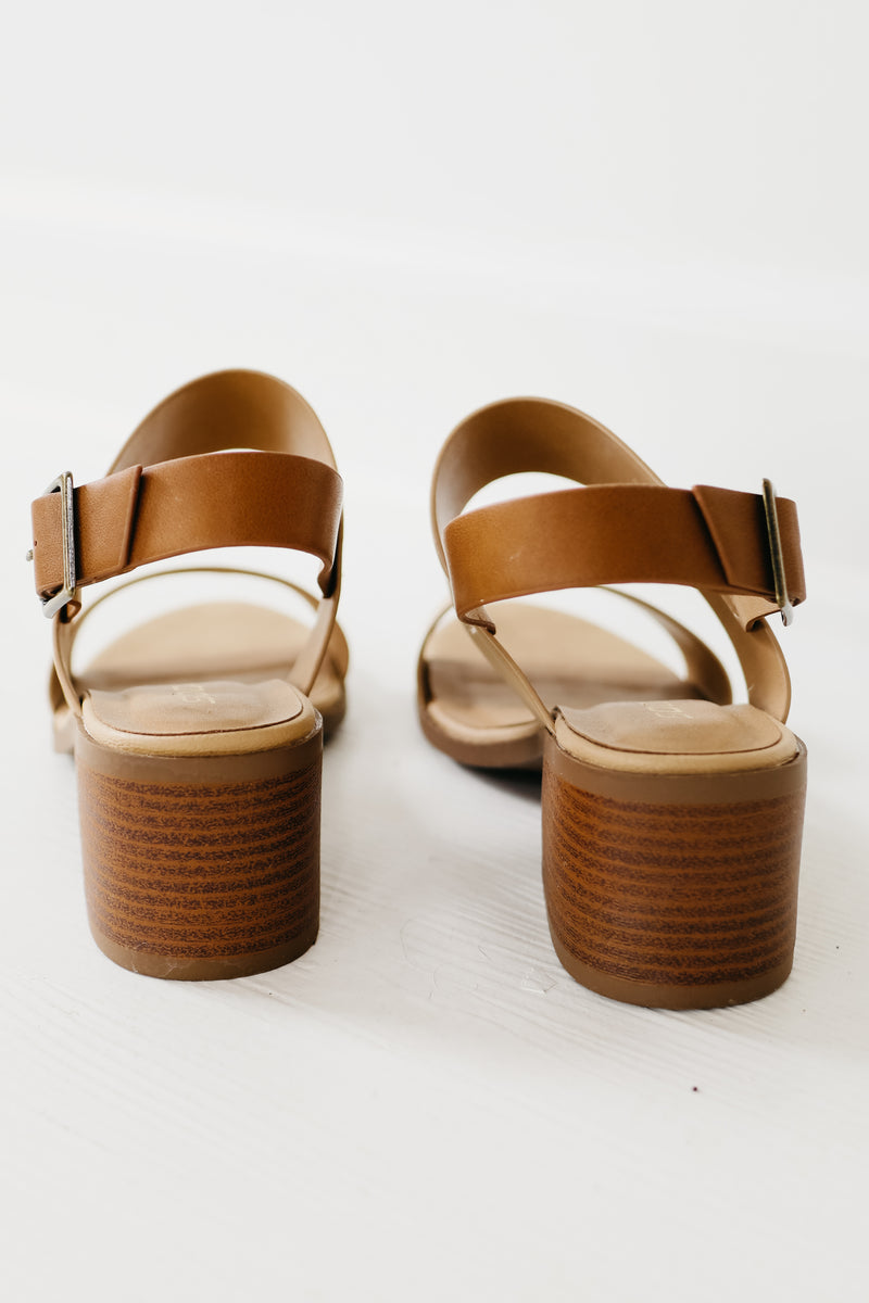 The Delite Double Strap Block Heel