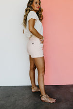 Kan Can Denim | High Rise Belted Shorts - KC6355PK - FINAL SALE