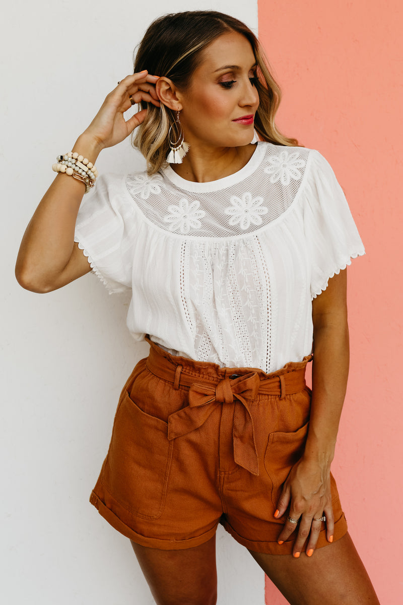 The Jayson Floral Embroidered Top