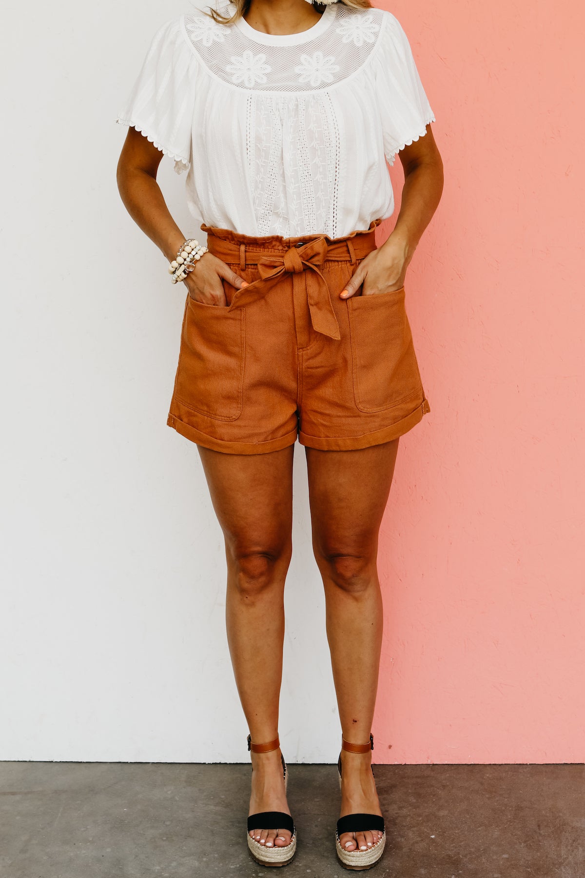 The Lush Liana Paperbag Shorts  - FINAL SALE