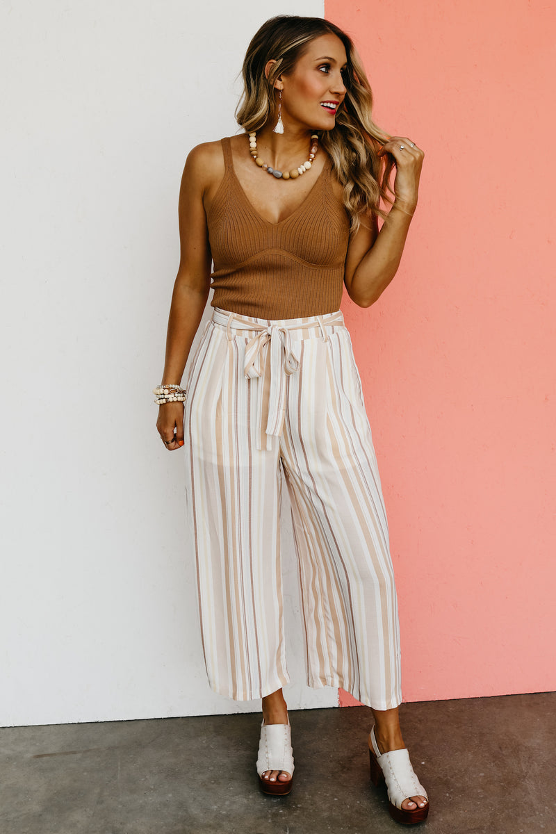 The Stormie Ribbed Sweater Tank Top - FINAL SALE