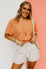 The Amalia Gathered Hem Top