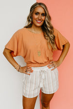The Amalia Gathered Hem Top