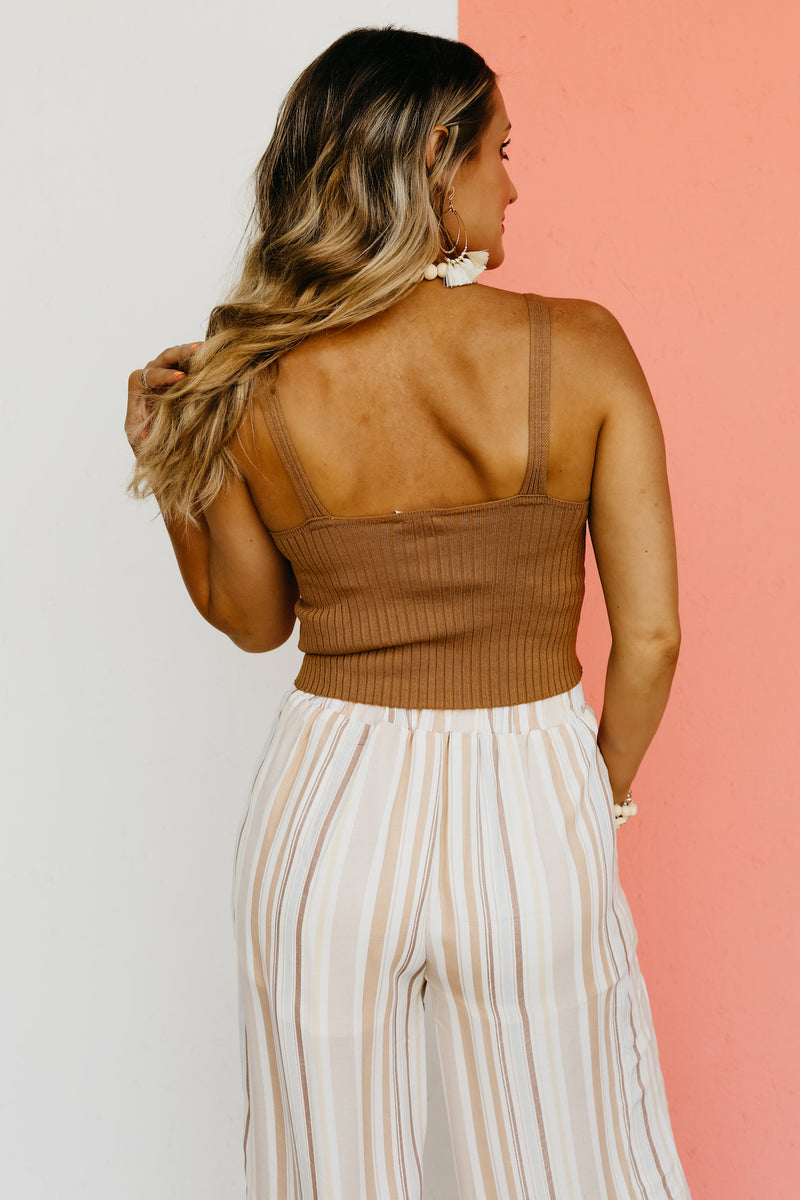 The Stormie Ribbed Sweater Tank Top - FINAL SALE